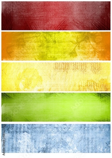 Fototapeta RAINBOW TEXTURES AND BACKGROUNDS FOR BANNERS