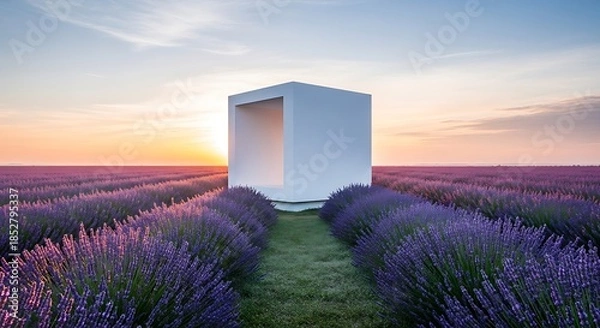 Obraz Lavender Gate at Dawn