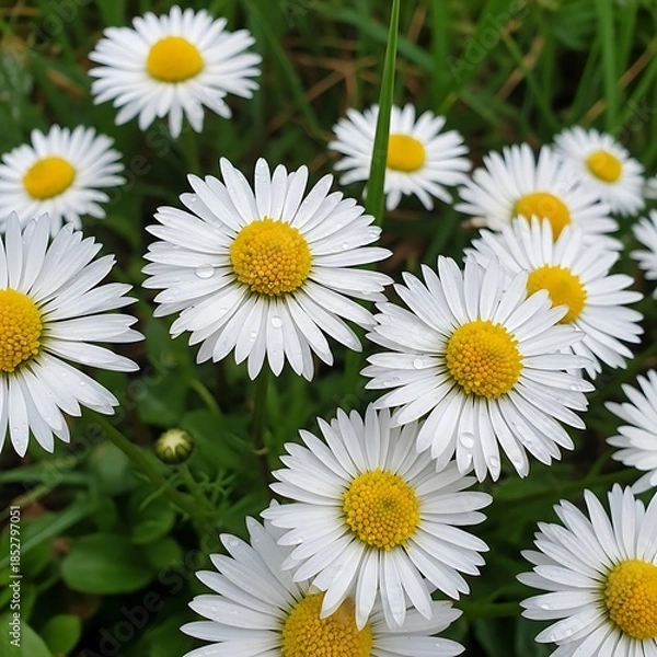 Obraz Morning Dew Daisies