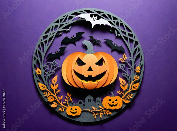 Obraz halloween jack o lantern