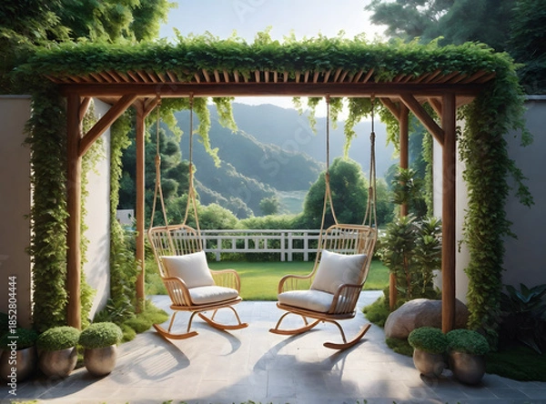 Obraz relax in the garden