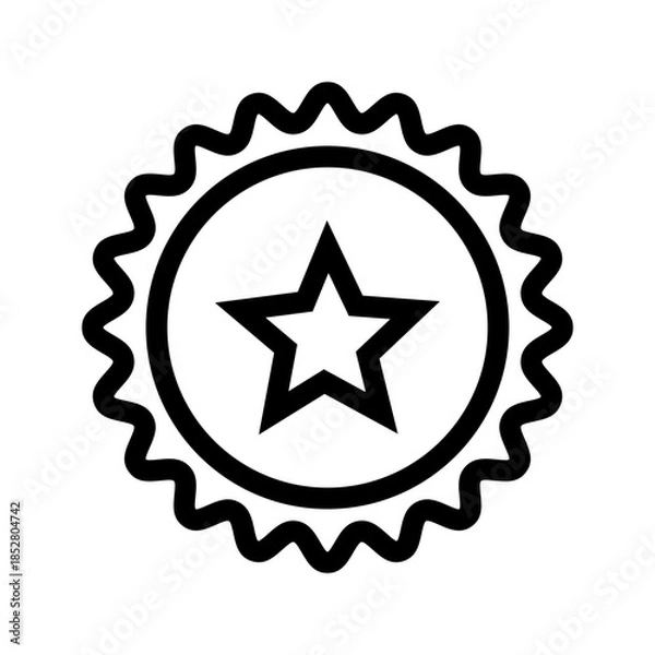 Obraz Award icon vector image. Suitable for mobile apps, web apps and print media.