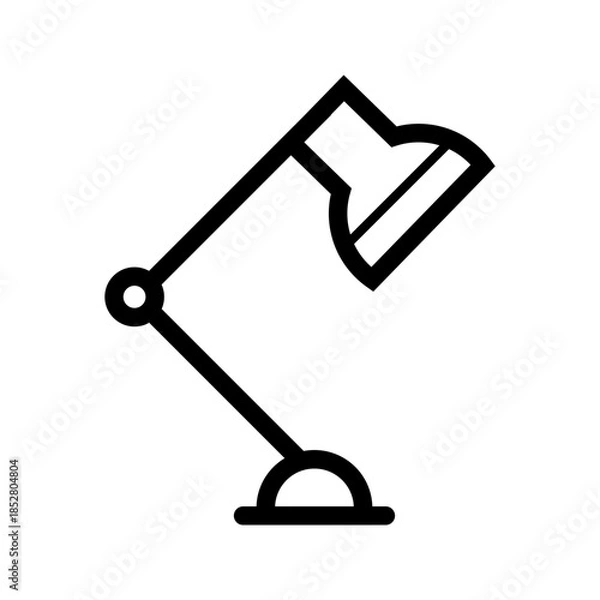 Obraz Lamp icon vector image. Suitable for mobile apps, web apps and print media.