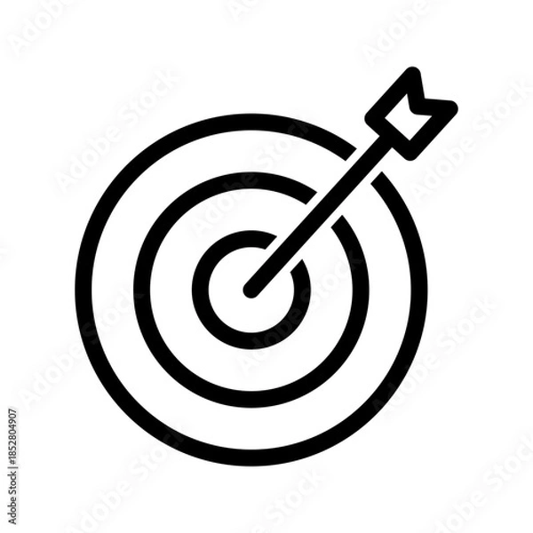 Obraz Target Marketing I icon vector image. Suitable for mobile apps, web apps and print media.