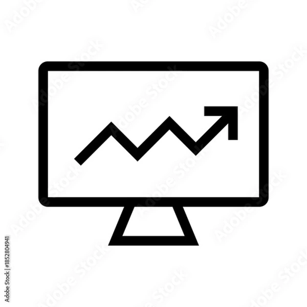 Obraz Analysis icon vector image. Suitable for mobile apps, web apps and print media.