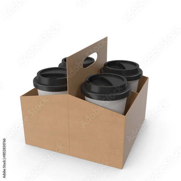 Obraz coffee cup holder carrier
