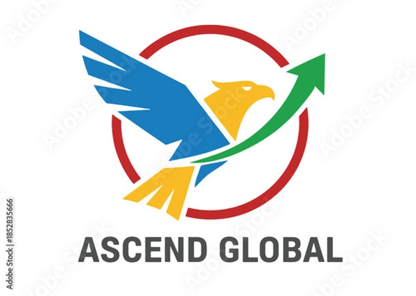 Fototapeta bird logo vector