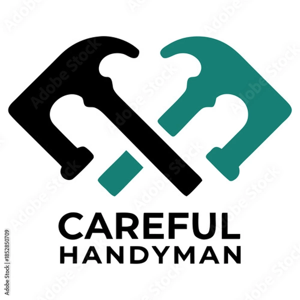 Obraz Careful Handyman Emblem