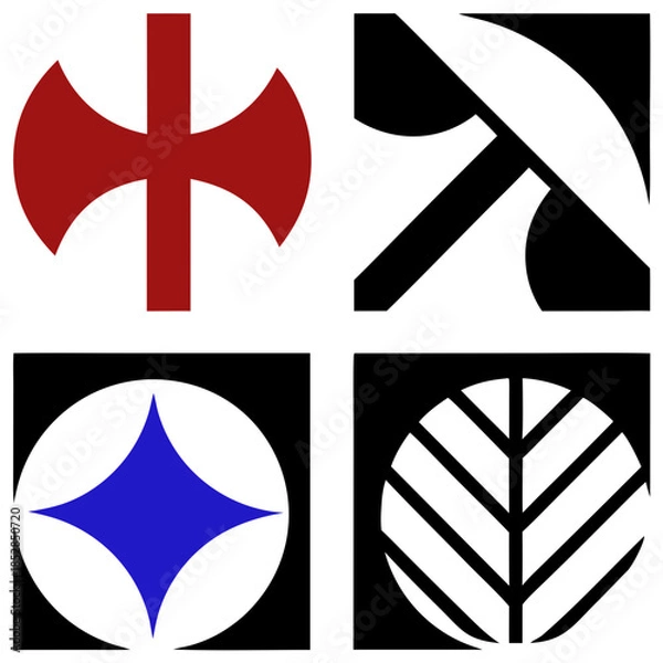 Obraz Vibrant Handyman Fixing Logo