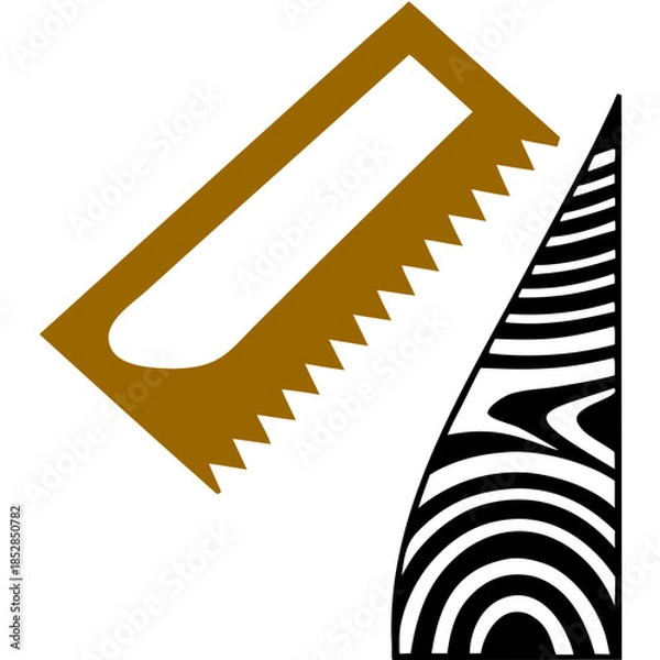 Obraz Carpenter Tools Logo
