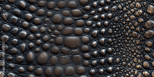 Fototapeta Seamless pattern showcasing a textured design in dark tones