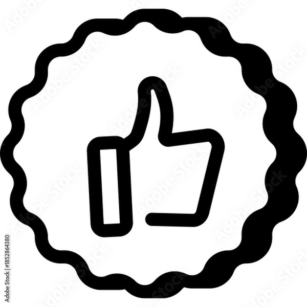 Obraz thumb up icon