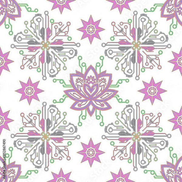 Obraz seamless floral pattern
