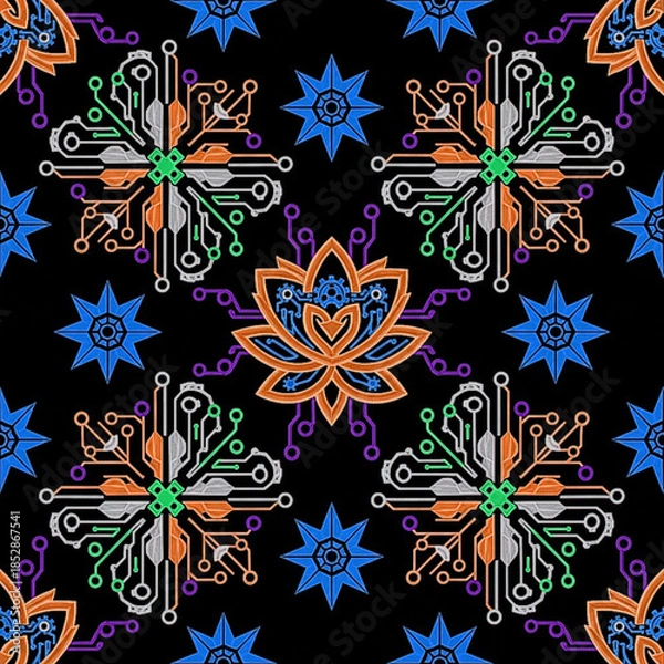 Obraz seamless floral pattern