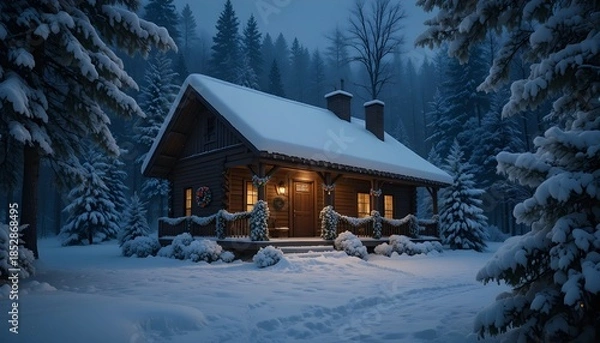 Obraz house in the mountains