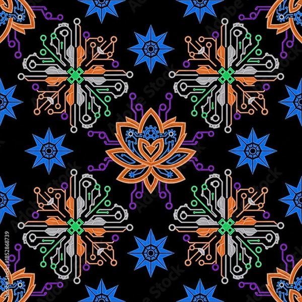 Obraz seamless floral pattern