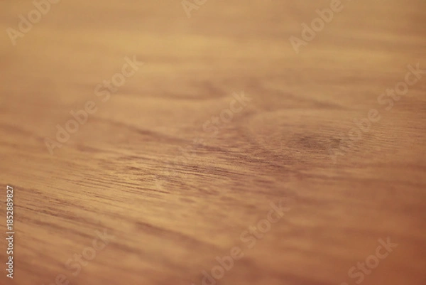 Obraz 木の板の接写　木材　木目　テクスチャ　木製テーブル　屋内