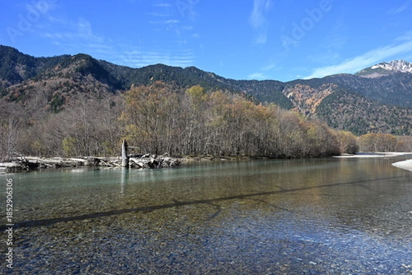 Obraz 秋の上高地　大正池