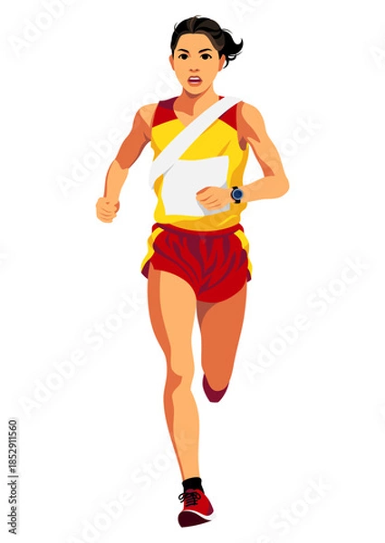 Obraz 女子駅伝ランナー