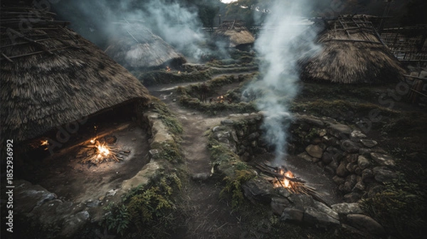 Obraz 縄文時代の家