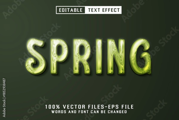 Obraz Spring Editable Text Effect