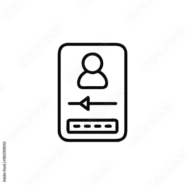 Obraz information icon on metal internet button