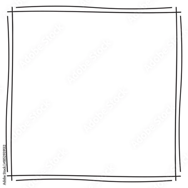 Obraz flat design, simple frame, line art, outline, minimal design,
editable vector, scalable, print ready