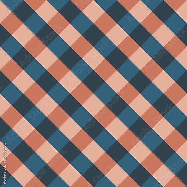 Obraz 	
Seamless plaid pattern	
