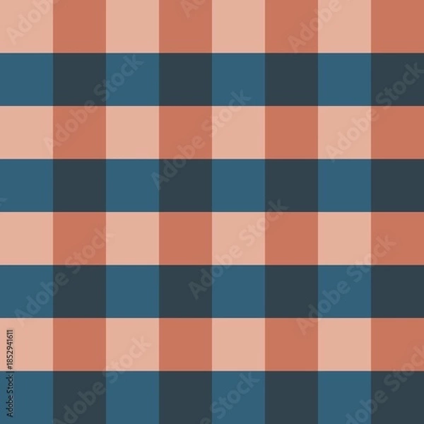 Obraz 	
Seamless plaid pattern	
