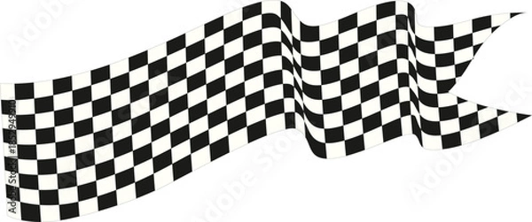 Obraz racing checkered flag
