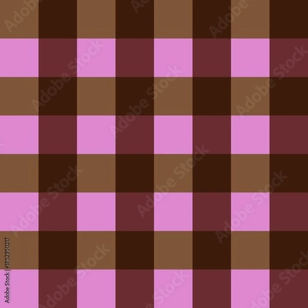Obraz 	
Seamless plaid pattern	