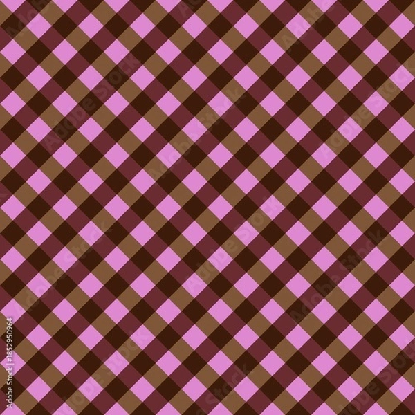 Obraz 	
Seamless plaid pattern	