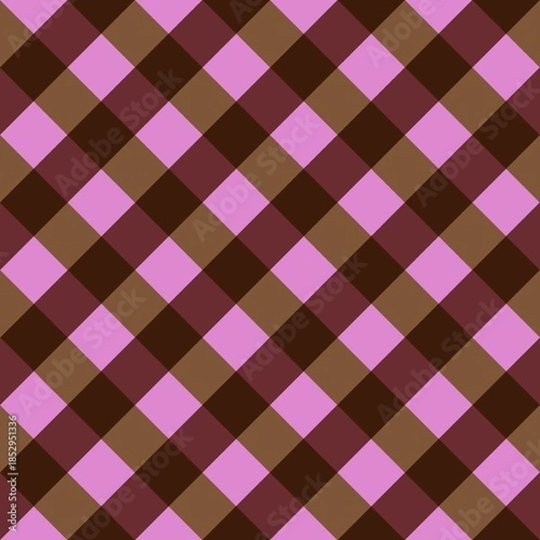 Obraz 	
Seamless plaid pattern	