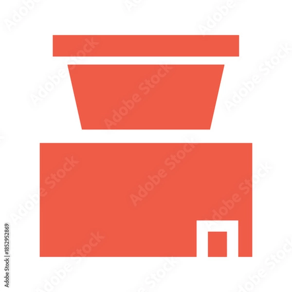 Obraz Simple geometric shapes forming a structure