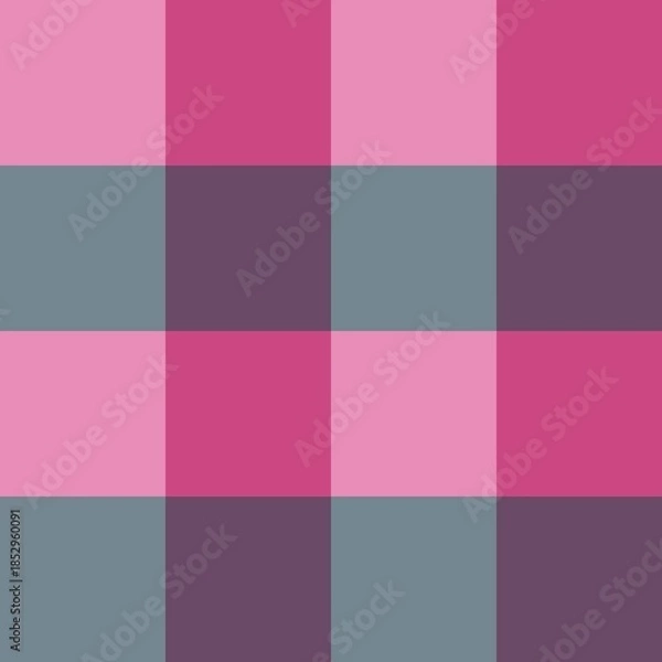 Obraz pink plaid pattern	
