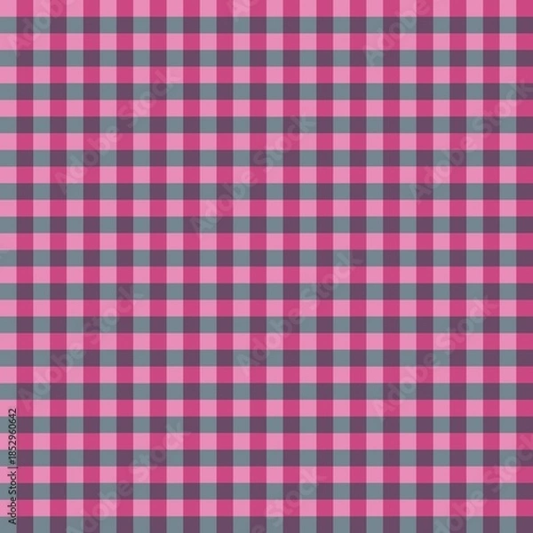 Obraz pink plaid pattern	
