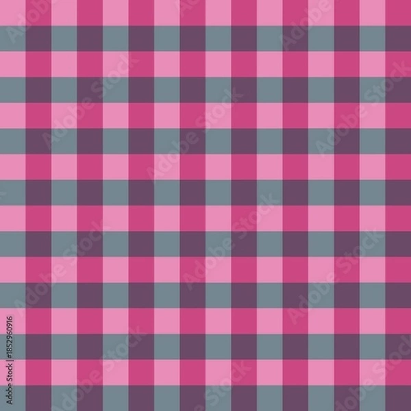 Obraz pink plaid pattern	
