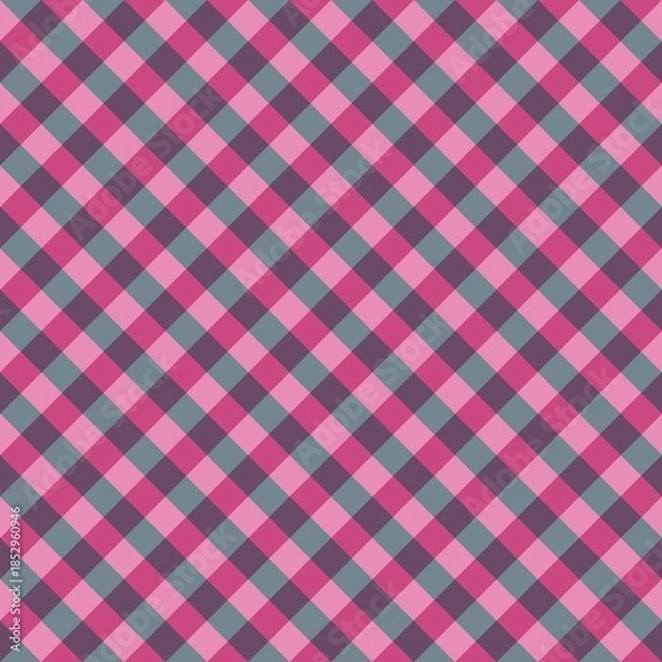 Obraz pink plaid pattern	
