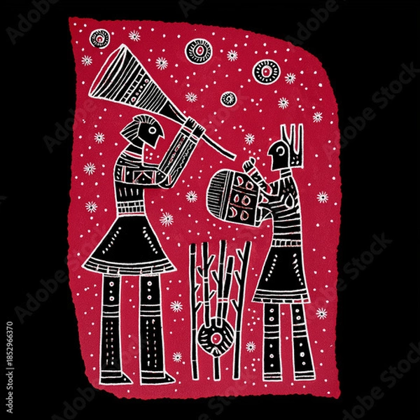 Obraz 双子座。星占い。星座。神話