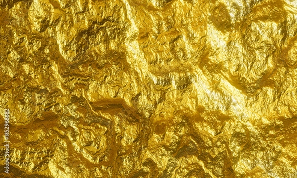 Obraz Abstract gold background. Wavy golden texture