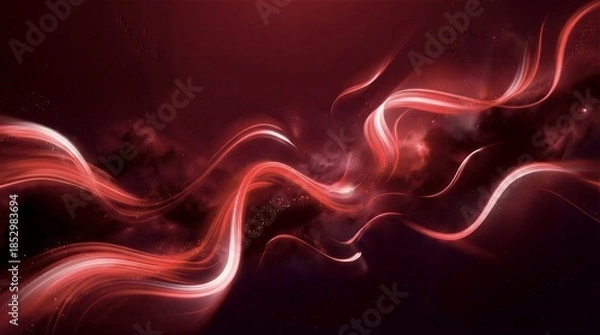 Obraz abstract red smoke