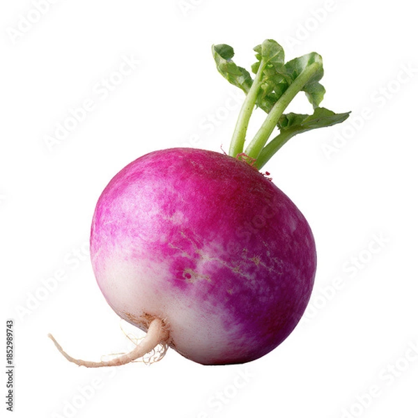 Obraz Fresh Radish on Blue Background 