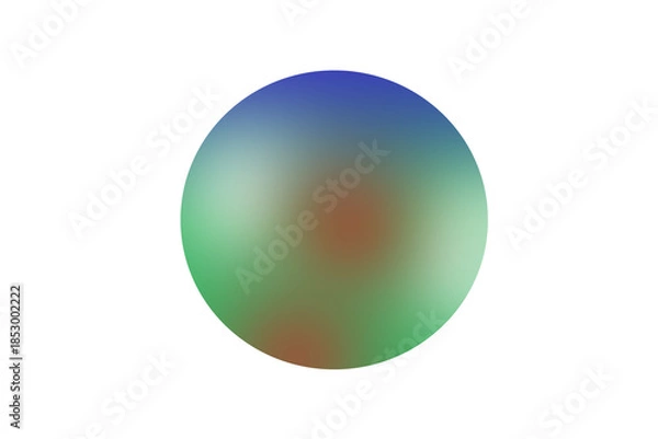 Obraz Abstract Earth Tone Multi-Gradient Sphere