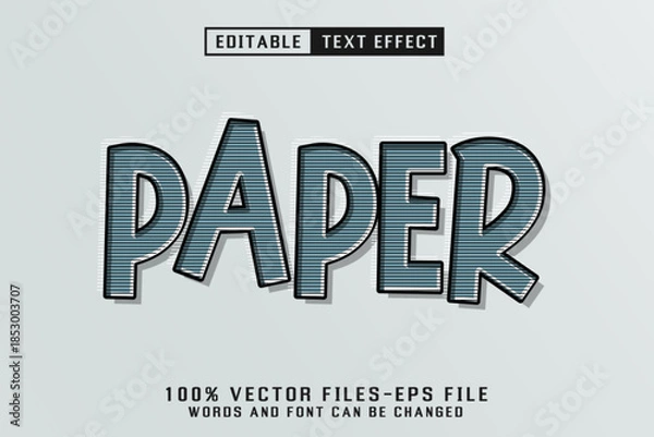 Obraz Paper Editable Text Effect