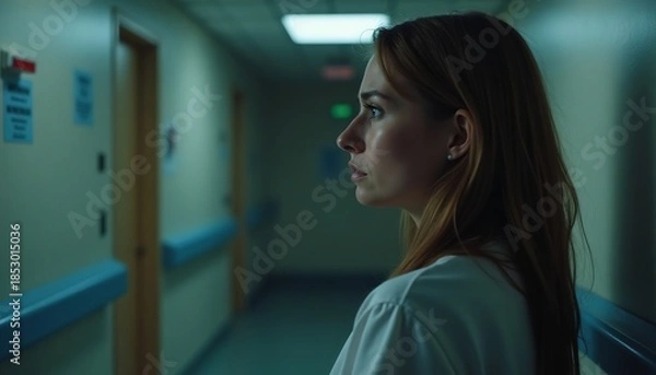 Obraz Female healthcare professional in uniform