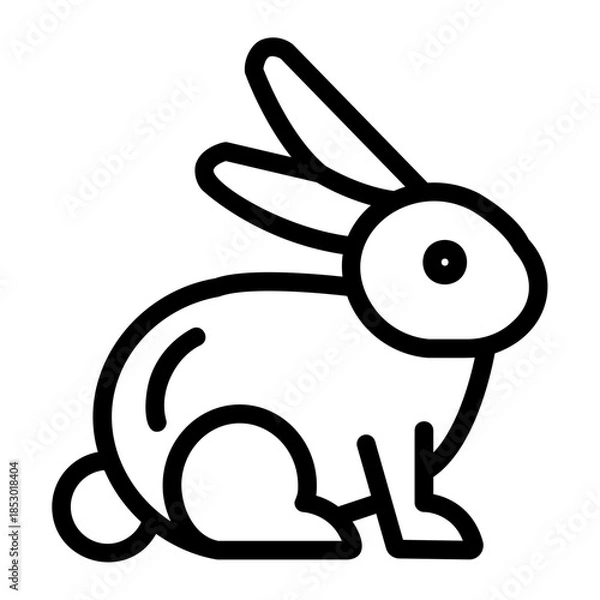 Obraz rabbit icon
