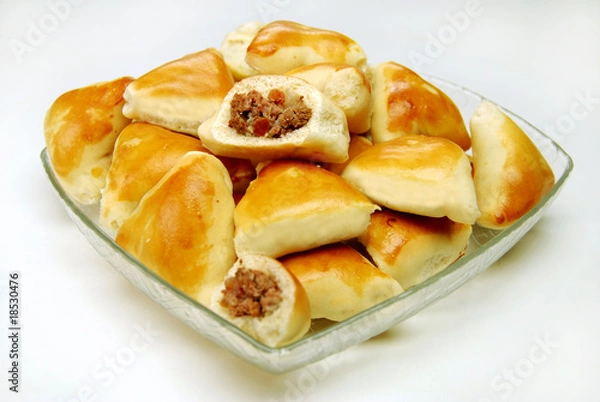 Obraz Porção de mini esfihas de carne