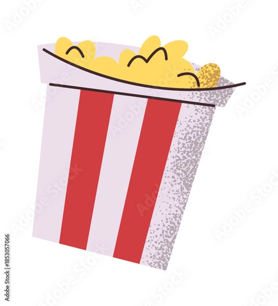 Obraz Popcorn pack sweet salty snack