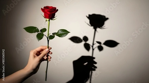 Obraz Rose and Shadow