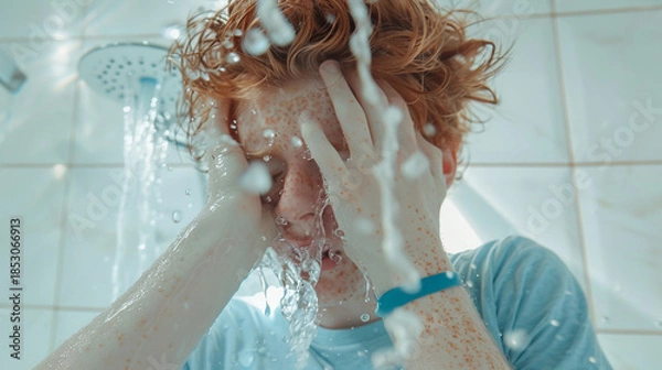 Obraz Reflections Over the Sink blur